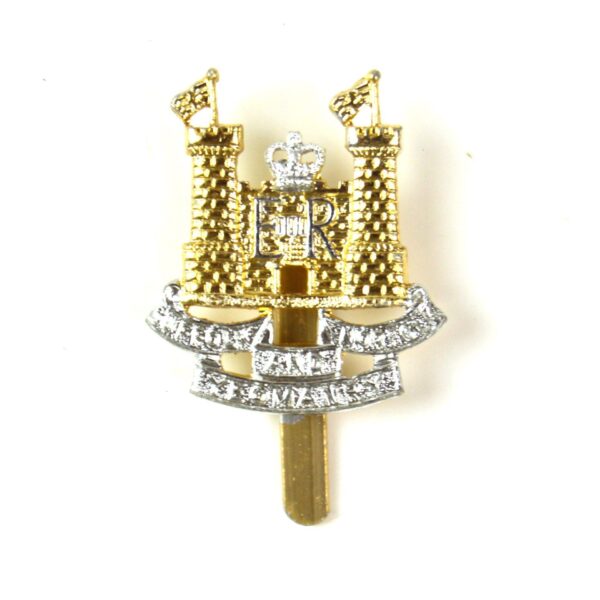 Suffolk and Norfolk Yeomanry Anodised Cap Badge, Queen's Crown
