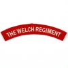 The Welch Regiment Embroidered Shoulder Title