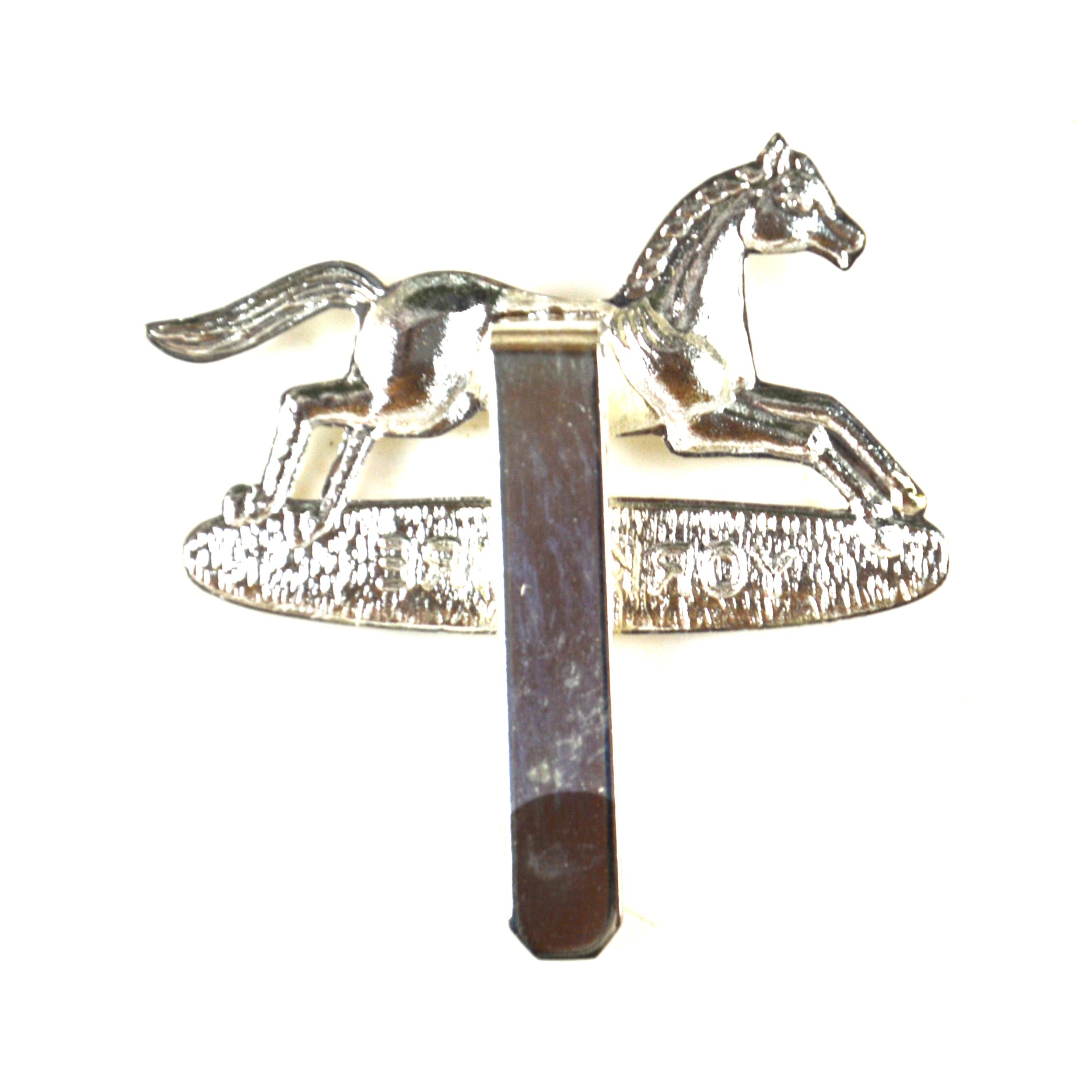 Prince of Wales's Own Regiment of Yorkshire (1958-2006 Pattern) Silver Plate Cap Badge - Image 2