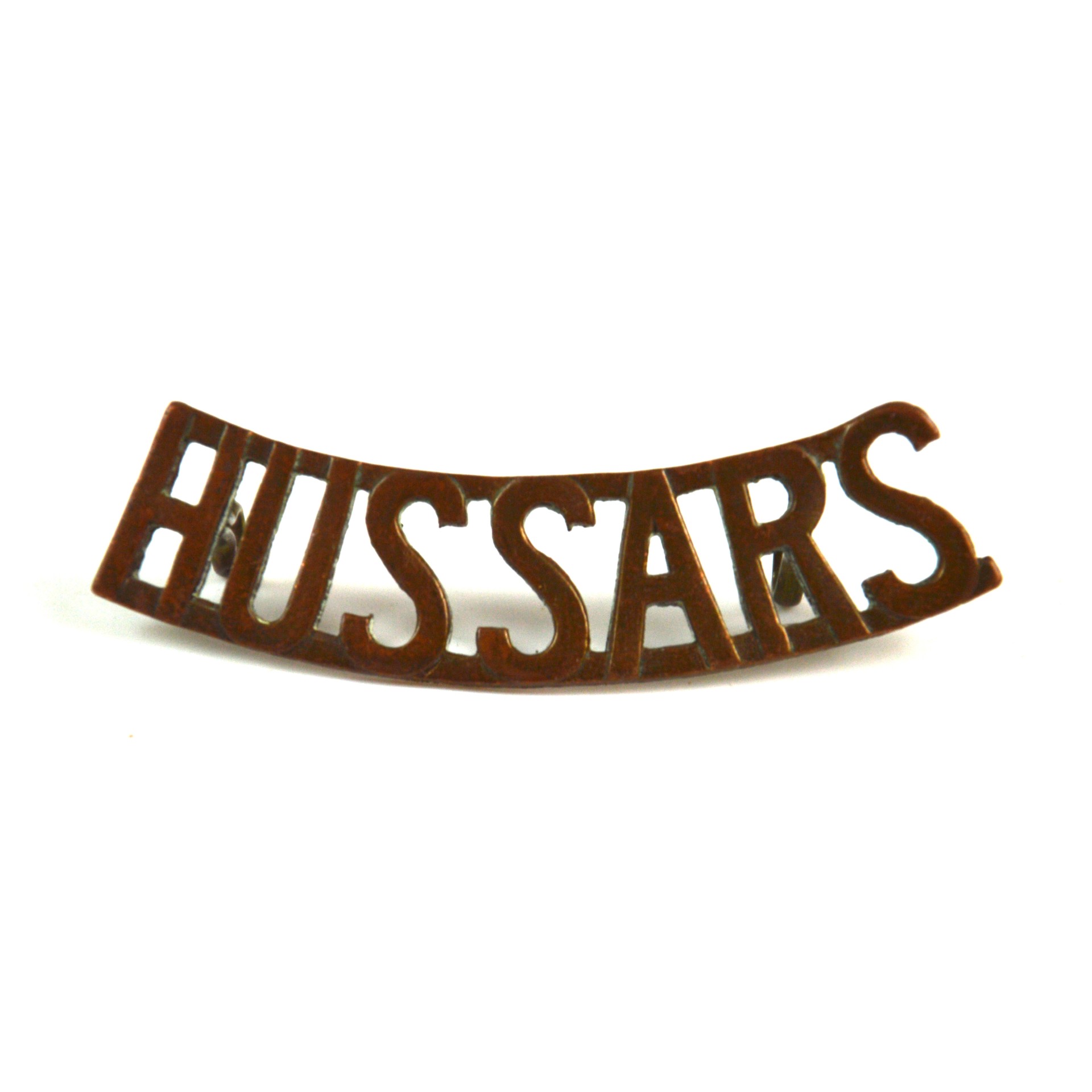 Canadian 1st Hussars (HUSSARS) Bronze Shoulder Title
