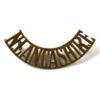 Loyal Regiment (North Lancashire) (N. LANCASHIRE, 1907-1920 Pattern) Brass Shoulder Title