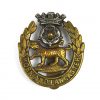 York and Lancaster Regiment Cap Badge, Bimetal Restrike