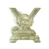 Lowlands Regiment Cap Badge, White Metal Restrike