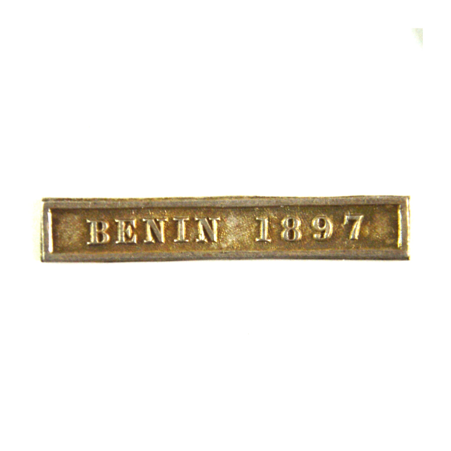 Benin 1897 Clasp Face - Original for the East and West Africa Medal
