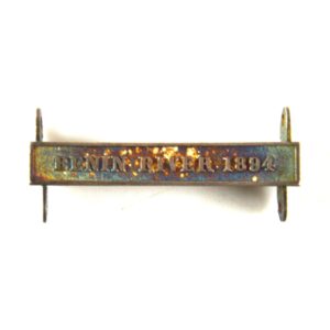 Benin River 1894 Clasp - Contemporary Tailor's Copy