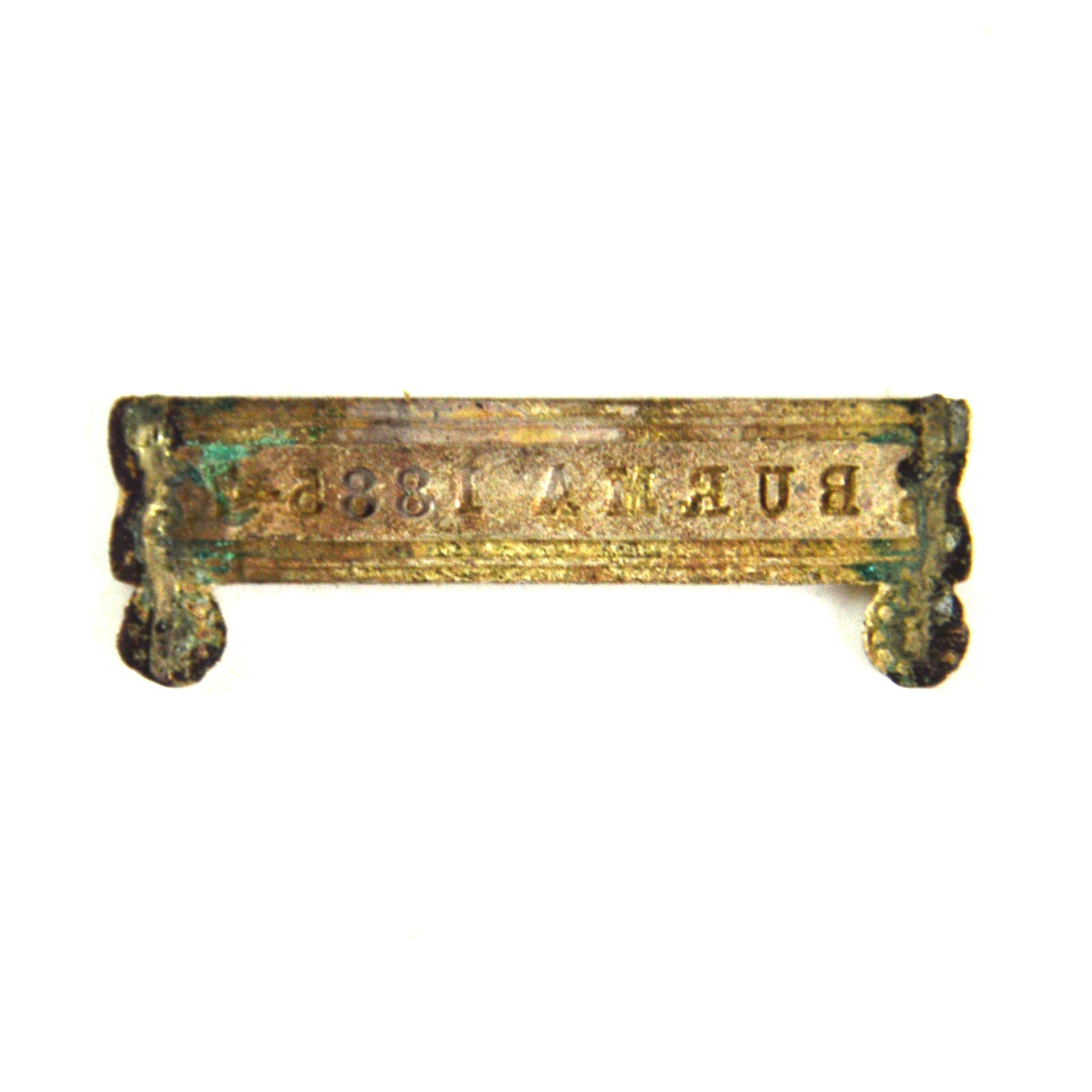 Burma 1885-7 Clasp Face - Contemporary Tailor's Copy - Image 2