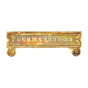 Burma 1887-89 Clasp Face - Original for the India General Service (1854)