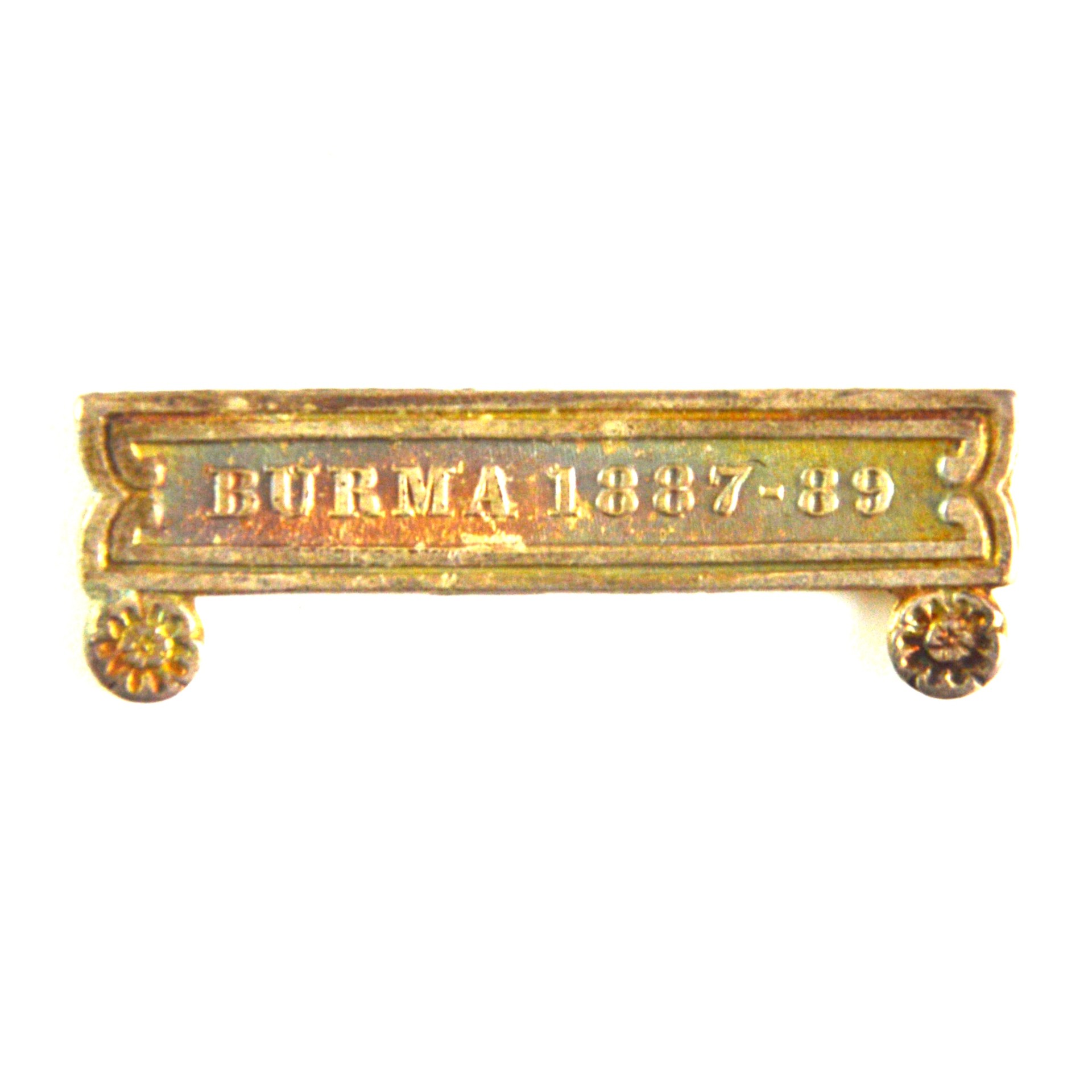 Burma 1887-89 Clasp Face - Original for the India General Service (1854)