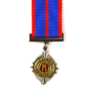 Brunei General Service Medal (Pingat Laila Tugas), Miniature Medal