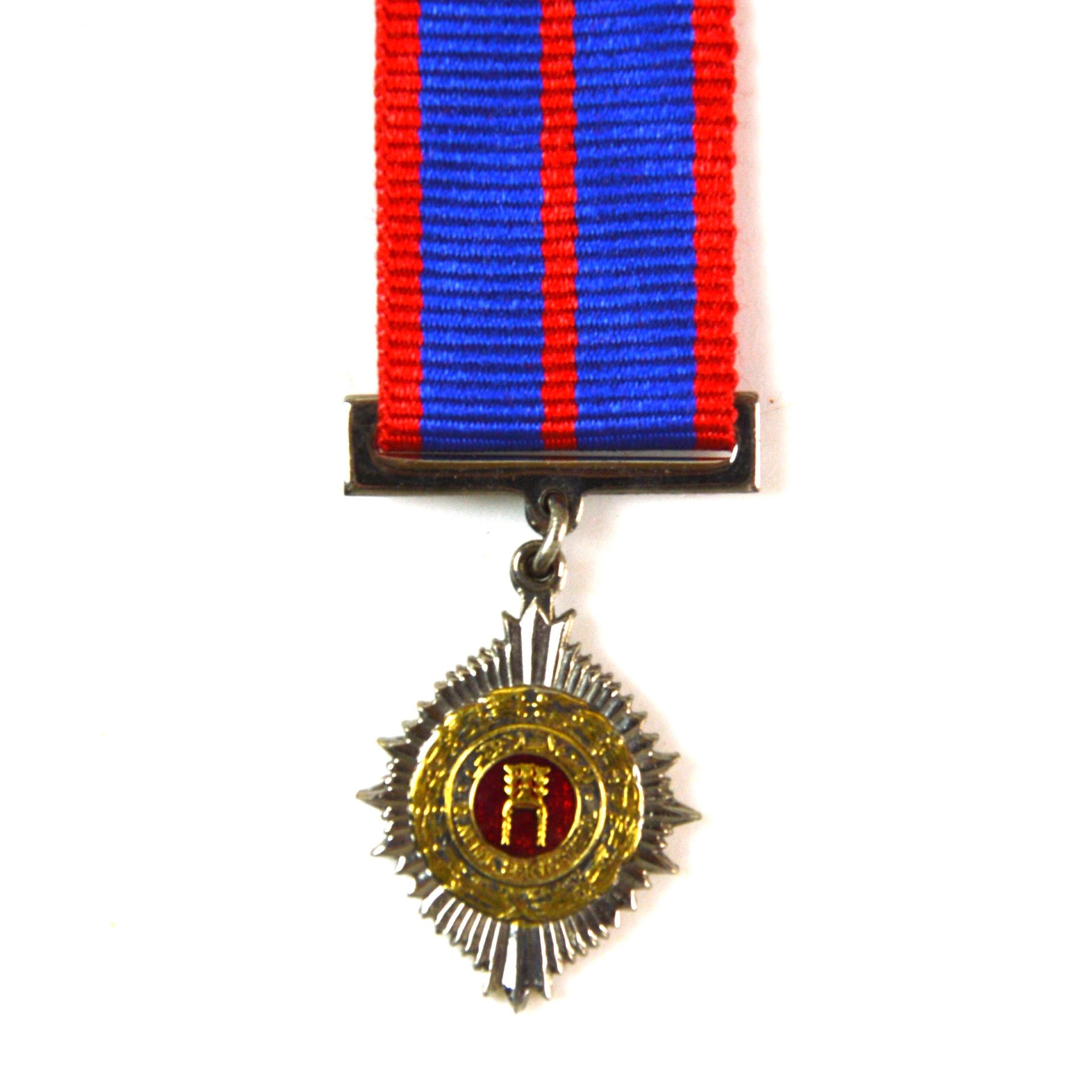 Brunei General Service Medal (Pingat Laila Tugas), Miniature Medal
