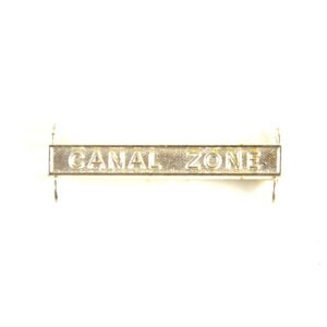 General Service Medal Canal Zone Clasp - Full Size on Carriage