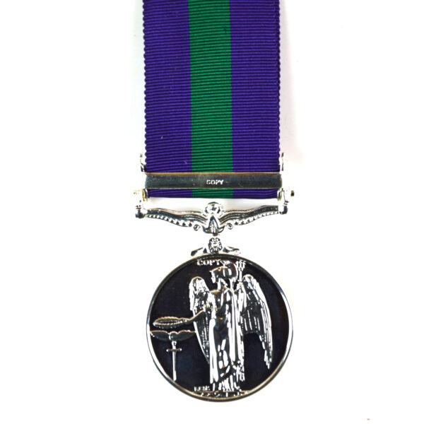 General Service Medal (GRVI), Malaya, Full Size Replacement Copy Medal - Image 2