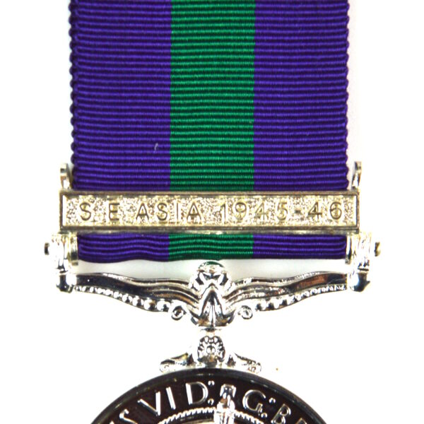General Service Medal, S.E. Asia 1945-46, Full Size Replacement Copy Medal - Image 3