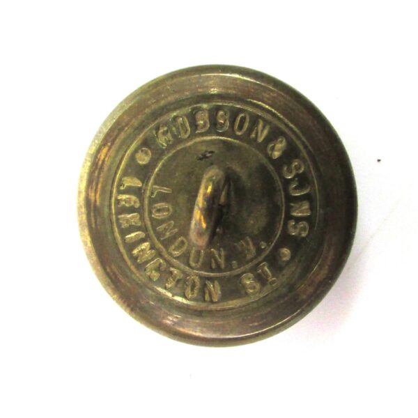 34th Sikh Pioneers Officer's Button, King's Crown (25mm) - Image 2