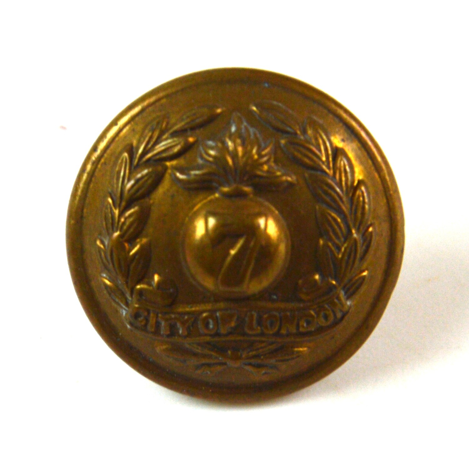 7th (Royal Fusiliers) Battalion, (City of London) London Regiment Button, 20mm