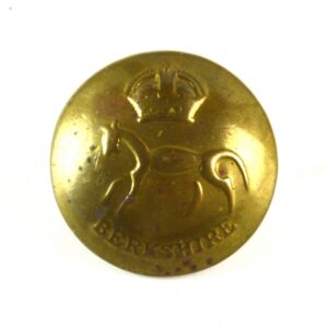 Berkshire Yeomanry Brass Button (King's Crown) - 25mm