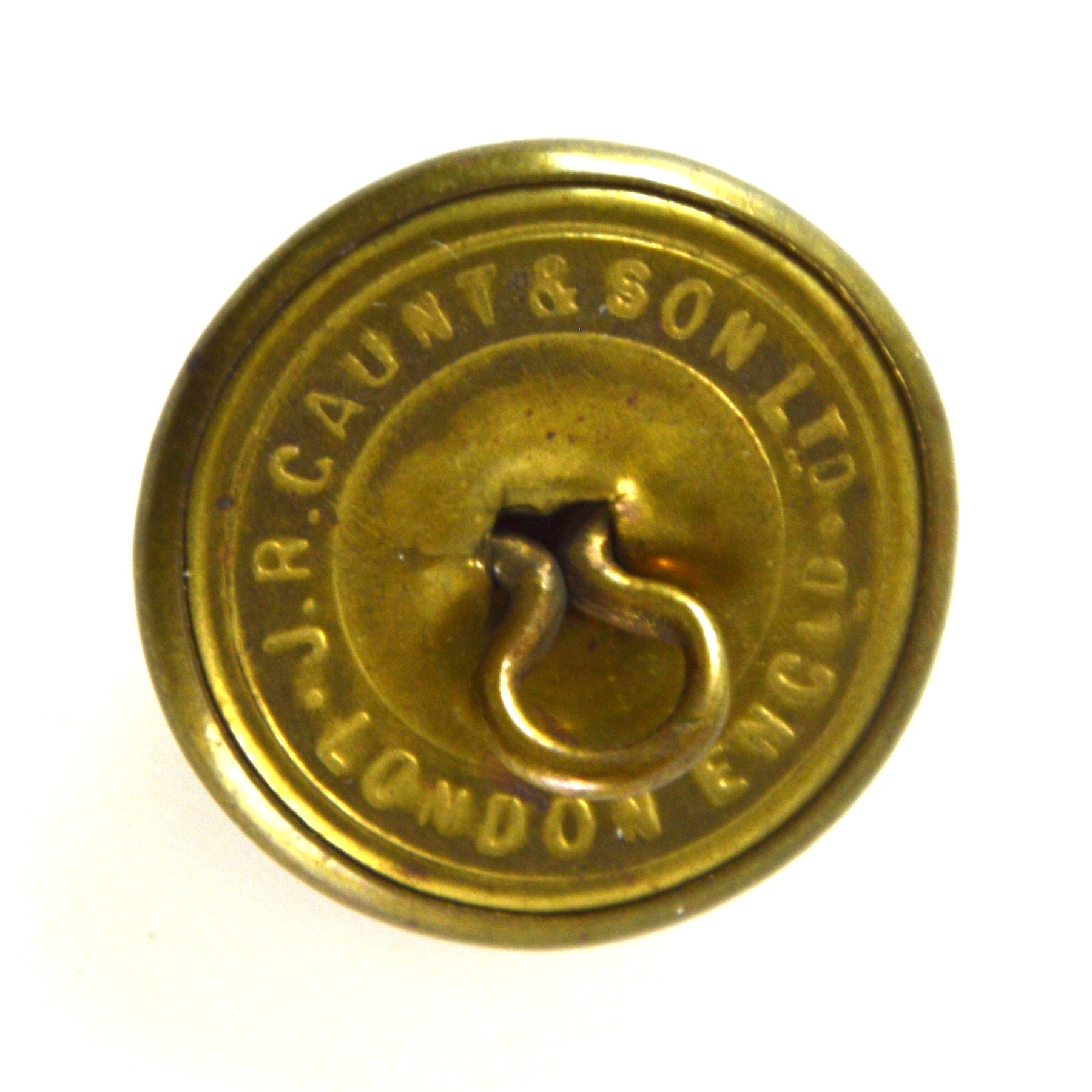 Berkshire Yeomanry Brass Button (King's Crown) - 25mm - Image 2