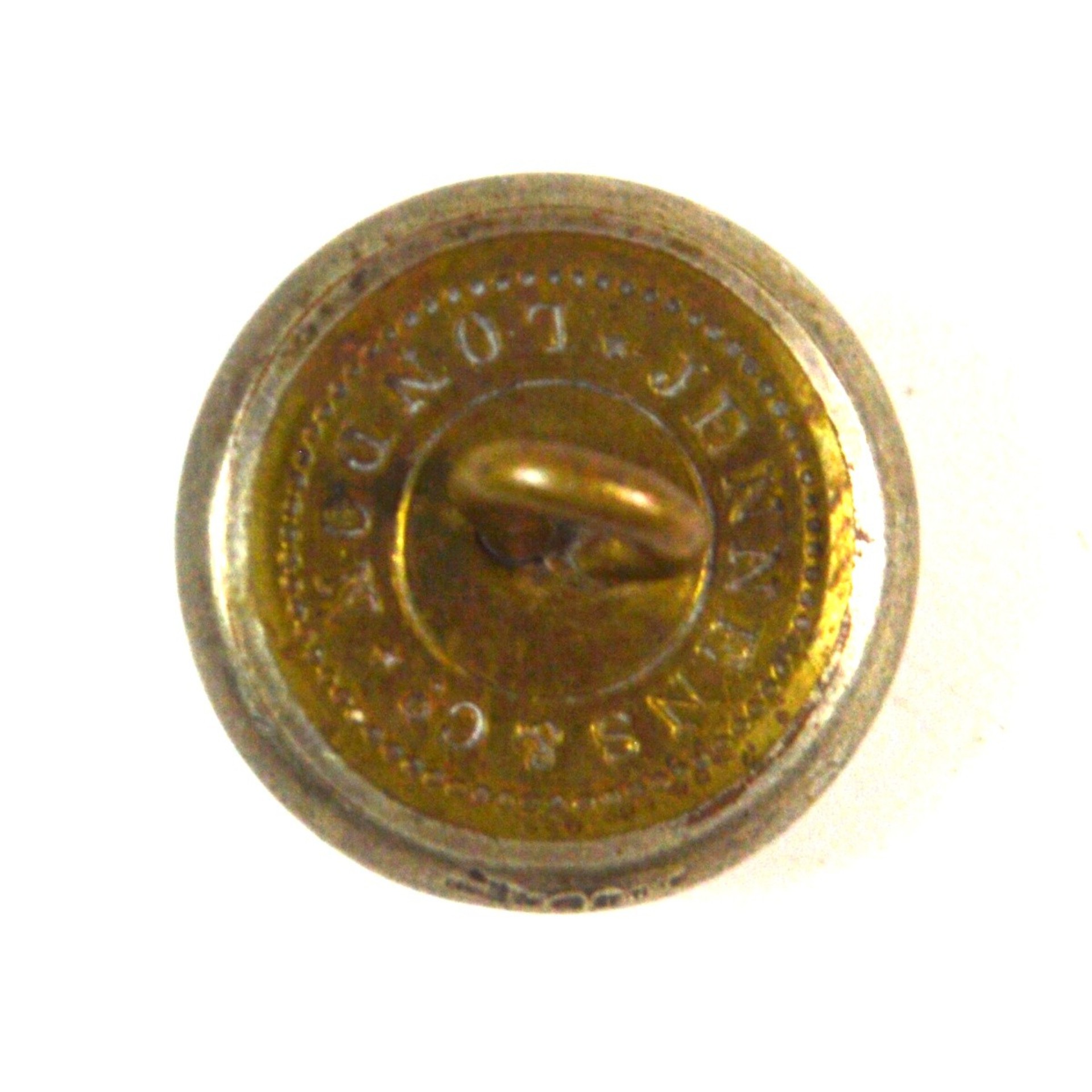 Hertfordshire Yeomanry Cavalry (Harts) Officer's Silver-Plate Button (Pre-1901 Pattern) - 19mm - Image 2