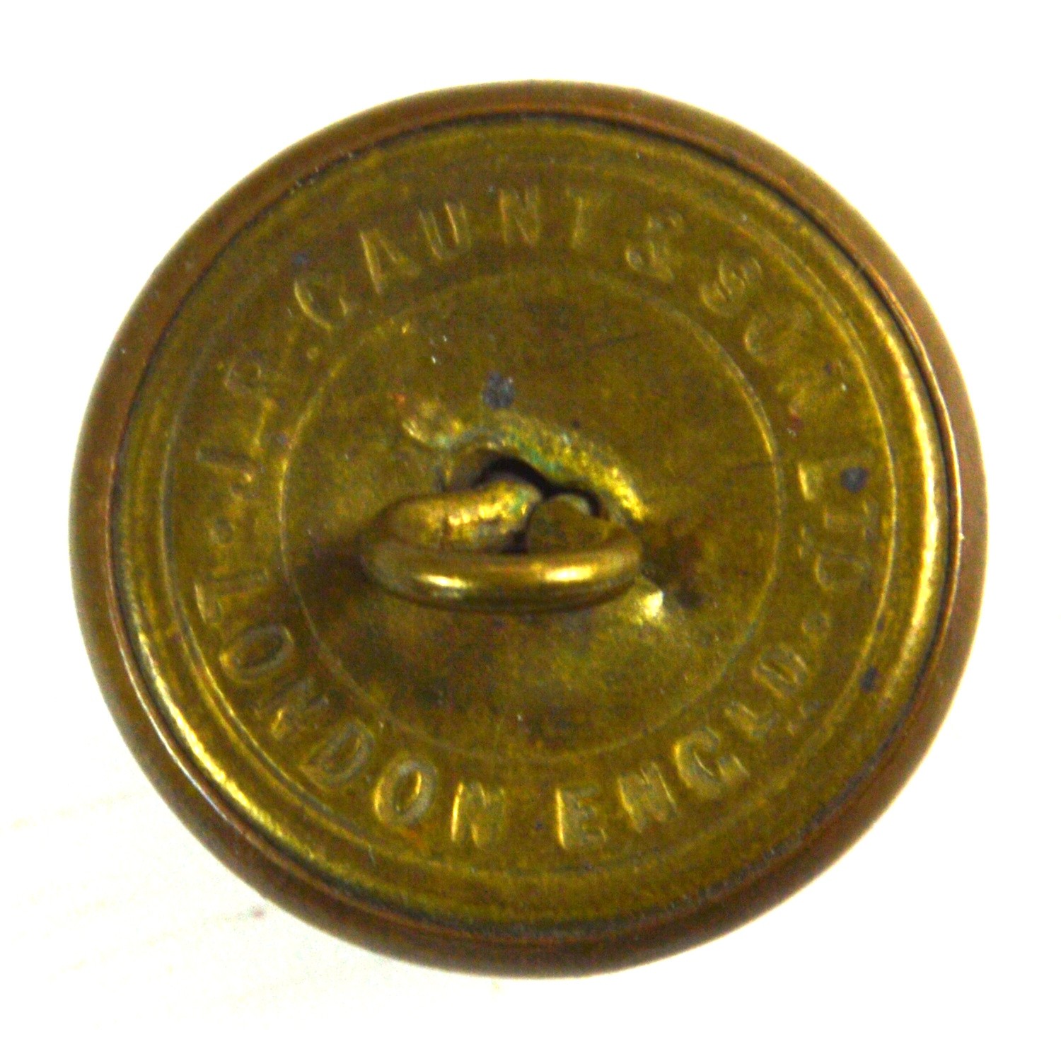 Queen Victoria's Own Madras Sappers and Miners Brass Button (1923-1932 Pattern) - 25mm - Image 2