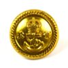 Royal Naval Volunteers, Trawler Section (Plain Background, Roped Edge) Gilt Officer's Button, King's Crown (20mm)