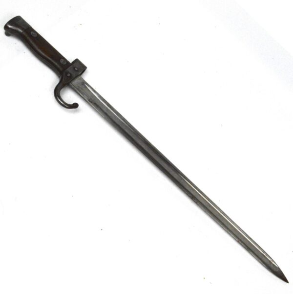 French M1892 Mannlicher-Berthier Artillery Carbine Bayonet in scabbard. - Image 2