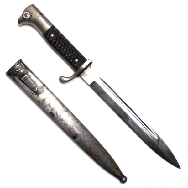 German Third Reich Short Dress Bayonet in Scabbard by Carl Eickhorn, Solingen