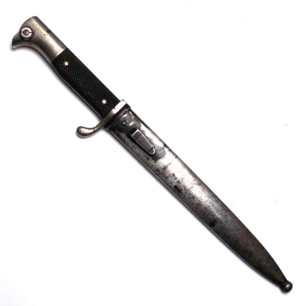 German Third Reich Short Dress Bayonet in Scabbard by Carl Eickhorn, Solingen - Image 3