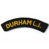 Durham Light Infantry Cloth Shoulder Title