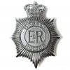 Dorset Police Chrome Helmet Plate, ERII