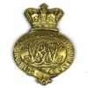 Original Grenadier Guards Valise Badge, Queen Victoria Crown, Gilding Metal