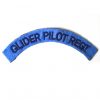 Glider Pilot Regiment Cloth Shoulder Title, Dark Blue on Light Blue