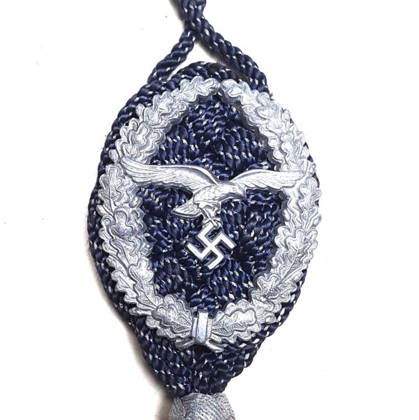Original German Third Reich Luftwaffe Shooting Lanyard - Image 2