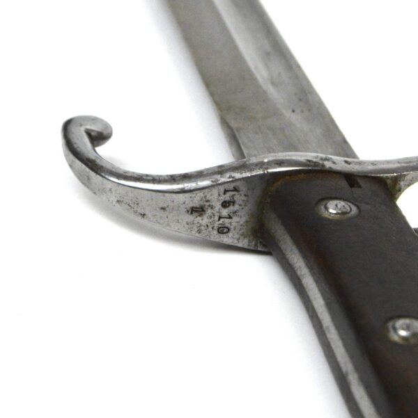 Brazilian Model 1908/34 Mauser Bayonet, Brass Mounted Leather Scabbard - Image 2