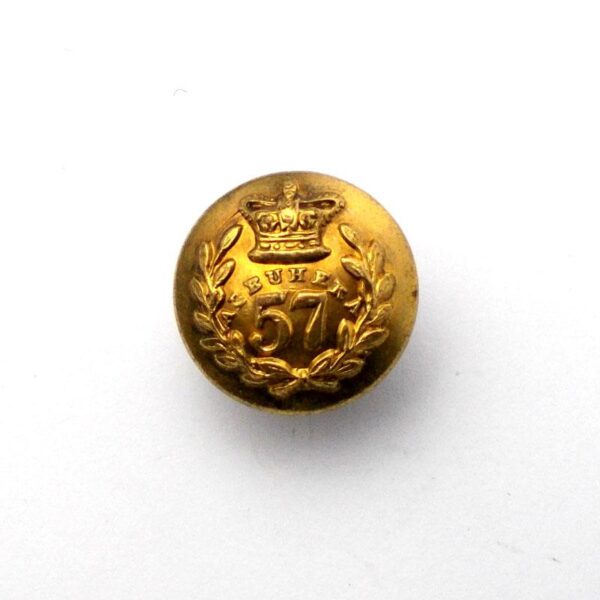 57th REGIMENT of Foot, 15mm COATEE BUTTON
