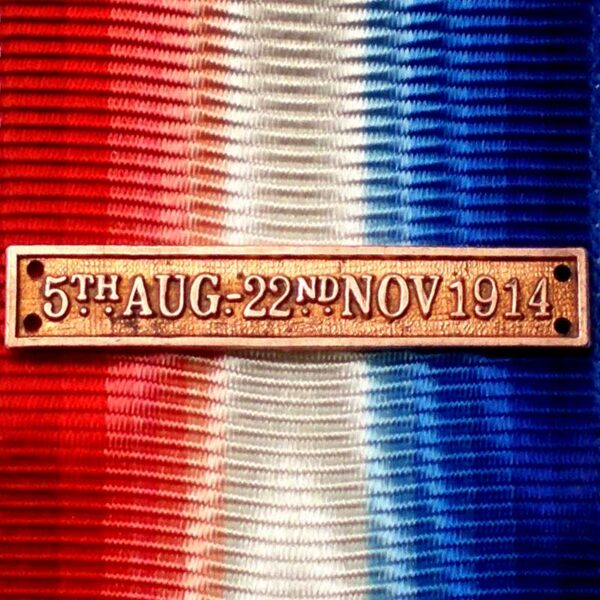 5th Aug to 22nd Nov 1914 Clasp