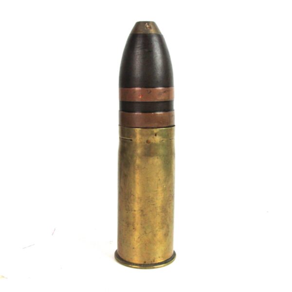 Imperial German Navy 3.7cm C/97-98 Inert Shell, Dated 1905 - Image 2