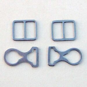 Pickelhaube Chin Strap Mounts Only - Steel - Set of 4