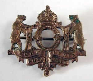 101st COLE REGIMENT or's collar dog oxidised g/m