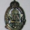 113th INFANTRY BATTALLION C.E.F. collar dog