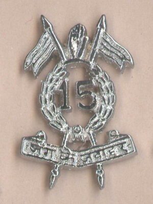 15th LANCERS - OR's cap badge