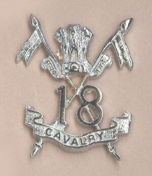 18th CAVALRY OR's cap badge