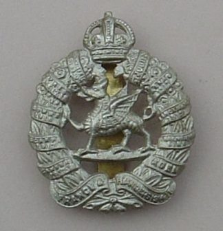 1st MONMOUTHSHIRE BATTALLION or's cap badge w/m