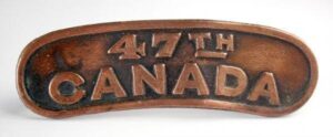 47th CANADA C.E.F. bz. Shoulder title
