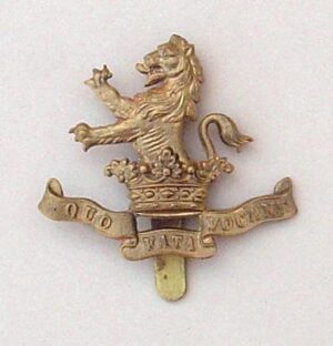 7th DRAGOON GUARDS - Gilding metal - post 1906 pat