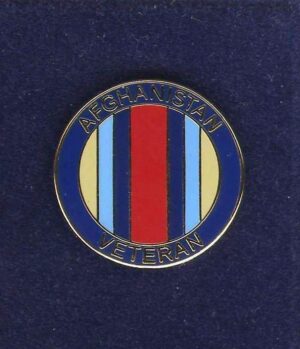 AFGHANISTAN VETERAN lapel badge