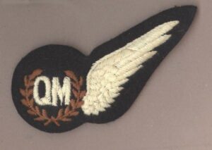 AIR QUARTERMASTER HALF WING machine embroidered
