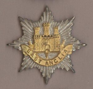 ANGLIAN BRIGADE OFFICERS Gilt/Sil.Pl. 1959-64