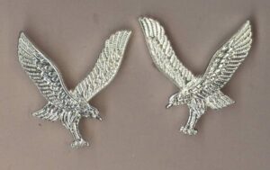ARMY AIR CORPS ' OFFICER QUALITY Sil.pl collars pr