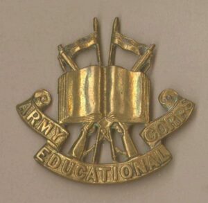 ARMY EDUCATION CORPS KC g/m 1920-1948 'Open Book'