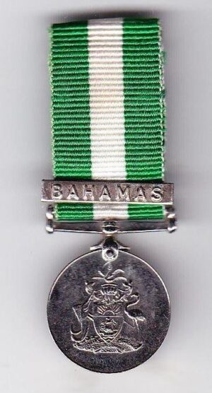 BAHAMAS DEFENCE FORCE 1979 min. with Clasp BAHAMAS